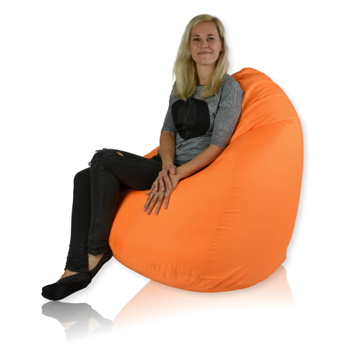 Venkovní sedací vak Primabag Mega Sako Nylon Outdoor oranžová
