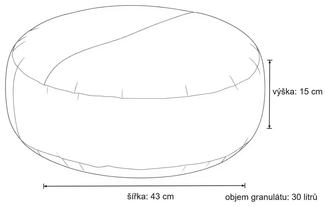 Rozměry Classic 43x15 cm